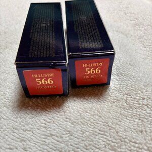 2 Estee Lauder Pure Color Lipstick High Lustre #566 Frosted Apricot